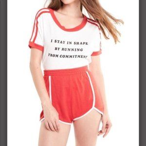 Wildfox Forever Single Graphic short sleeve Tee size Medium NEW!